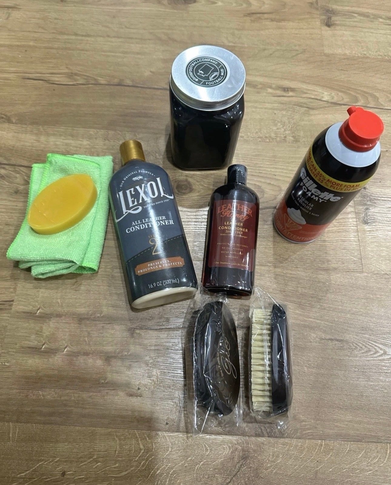 BIG Football Prep Kit - Football Mud, leather Conditioner + Wax