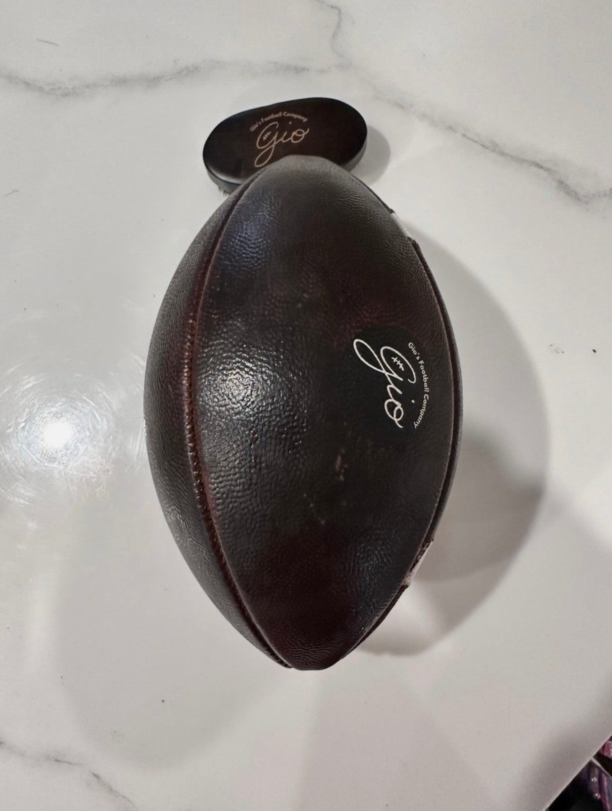 New!! Game Prepped & Tacked Wilson GST Football (Gio’s football Co Logo)