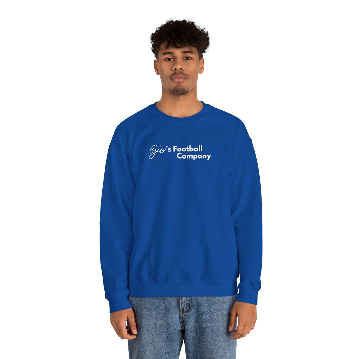 Gio's Heavy Blend Crewneck Sweatshirt Alt Logo