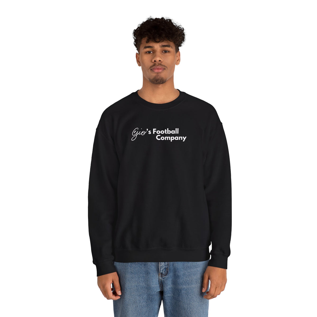 Gio's Heavy Blend Crewneck Sweatshirt Alt Logo
