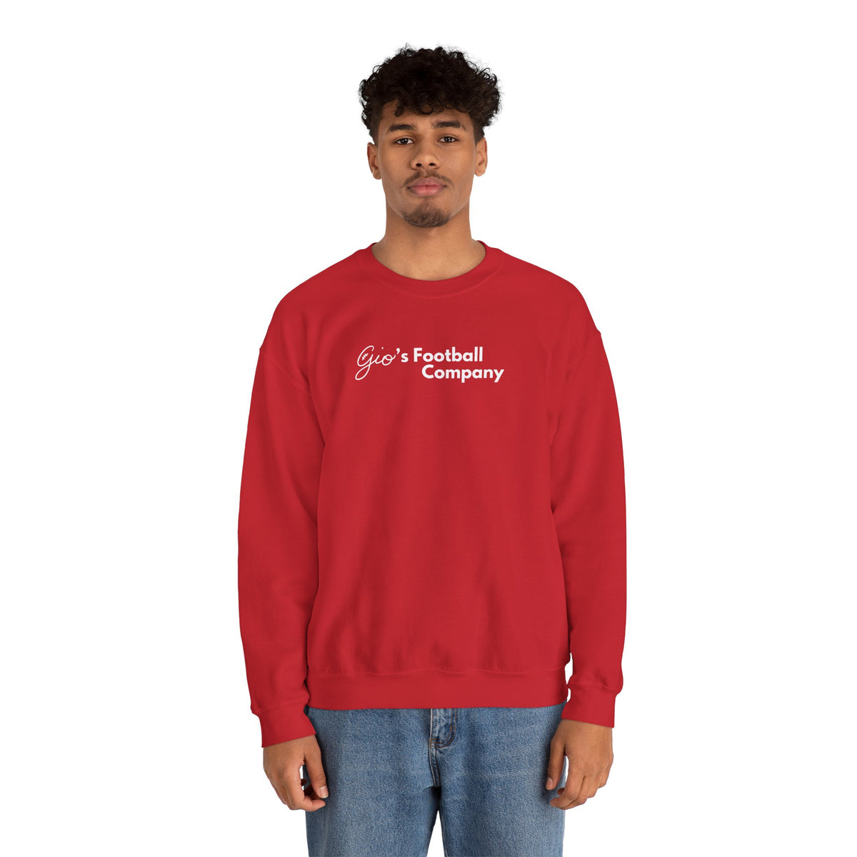 Gio's Heavy Blend Crewneck Sweatshirt Alt Logo