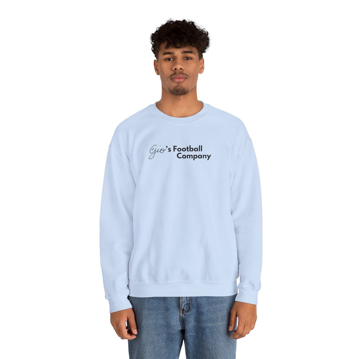 Gio's Heavy Blend Crewneck Sweatshirt Alt Logo