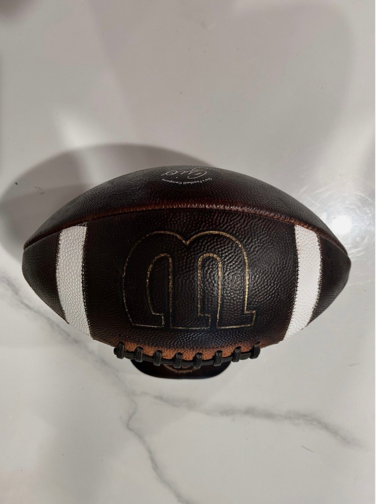 New!! Game Prepped & Tacked Wilson GST Football (Gio’s football Co Logo)