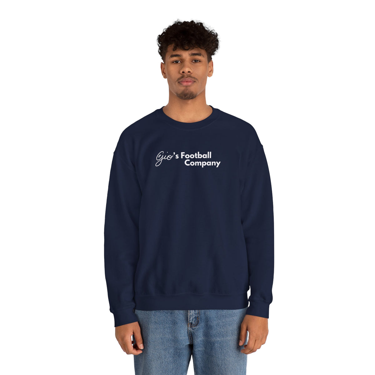 Gio's Heavy Blend Crewneck Sweatshirt Alt Logo