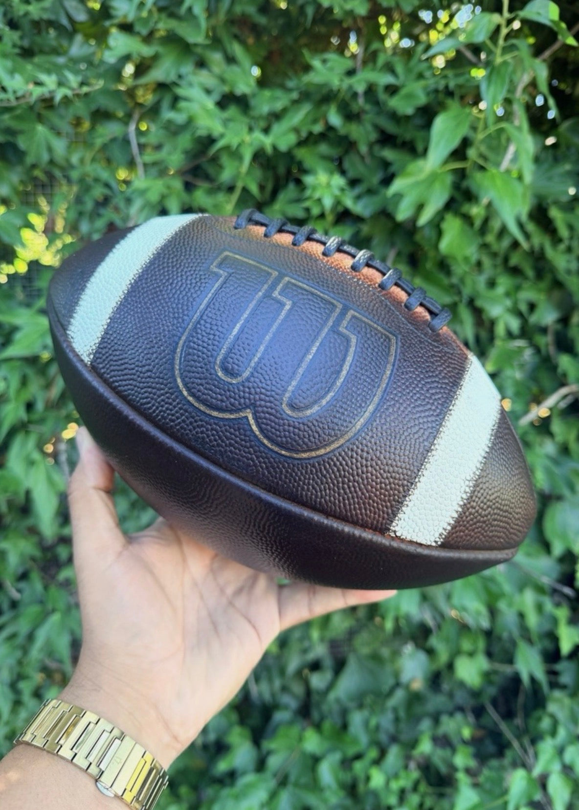 Wilson GST Full-Size Football Fully Game Prepped Mudded Conditioned Tacked NEW