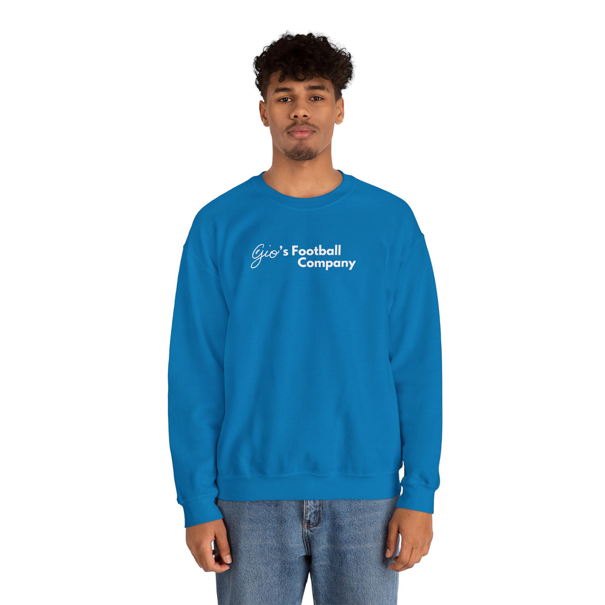 Gio's Heavy Blend Crewneck Sweatshirt Alt Logo