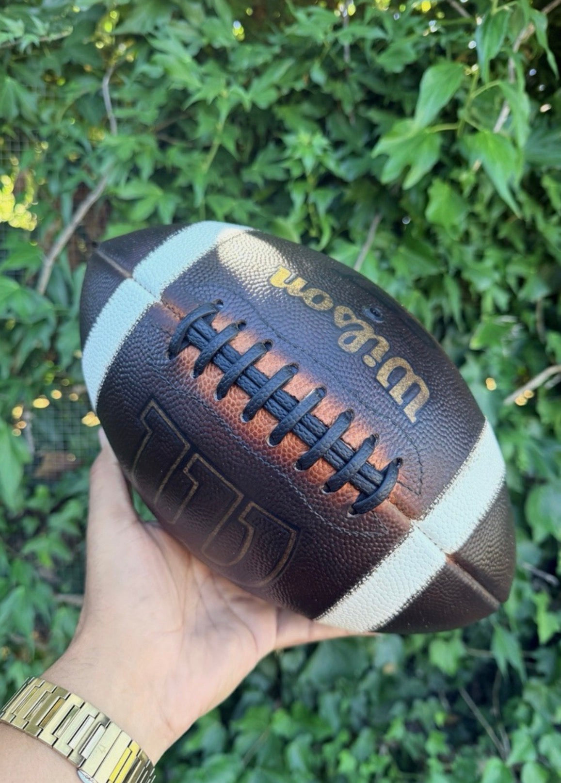 Wilson GST Full-Size Football Fully Game Prepped Mudded Conditioned Tacked NEW