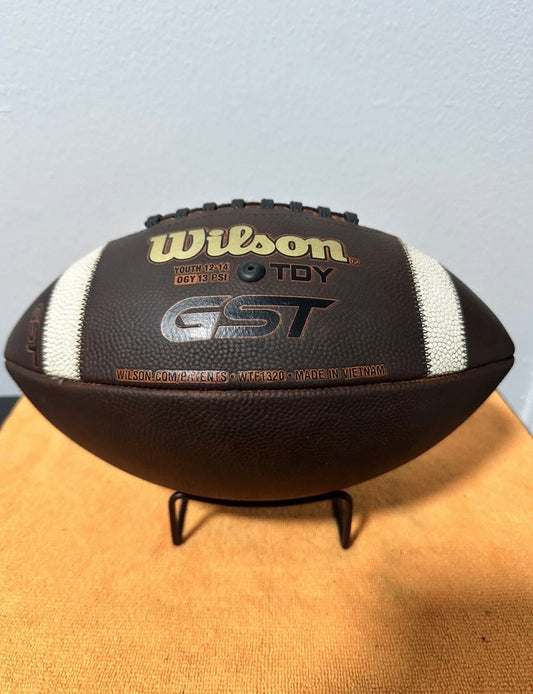 Wilson GST TDY Youth PREPPED Leather Football -Brand NEW