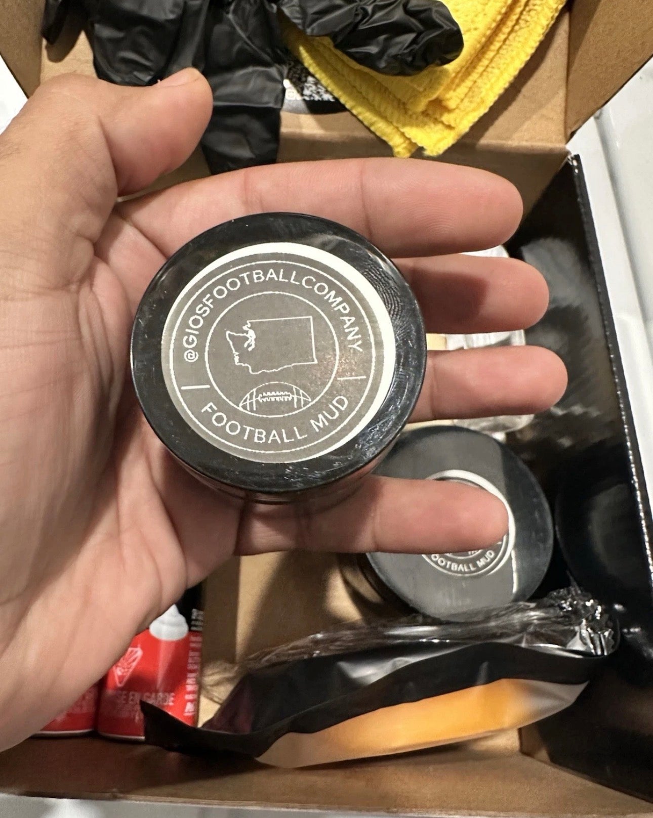 Medium Football Prep Kit - Football Mud, leather Conditioner, Leather balm + Wax