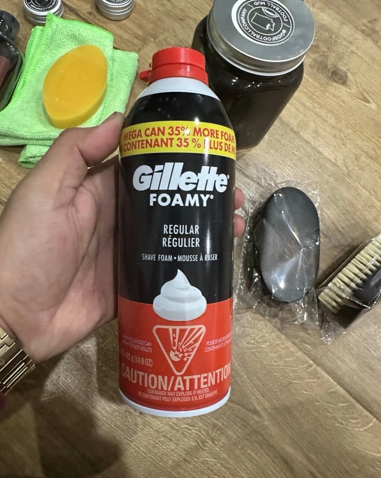 BIG Football Prep Kit - Football Mud, leather Conditioner, Leather balm + Wax