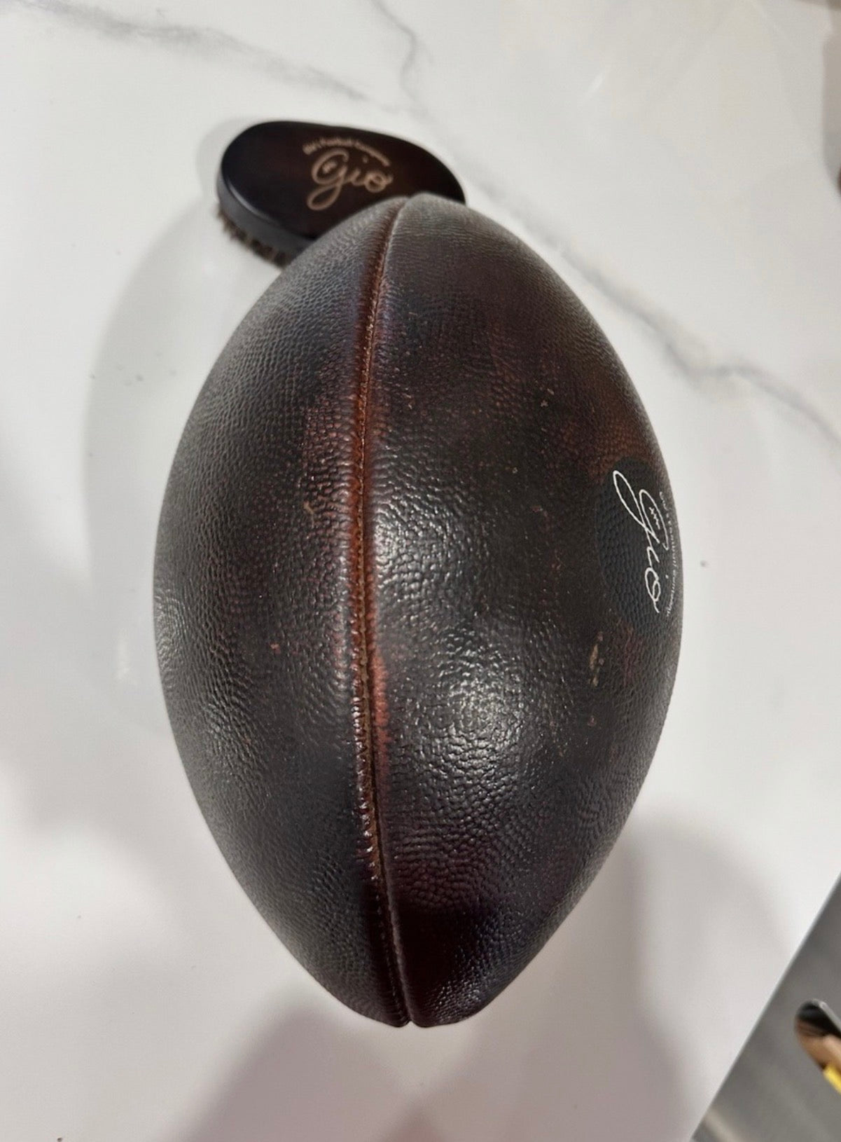 New!! Game Prepped & Tacked Wilson GST Football (Gio’s football Co Logo)