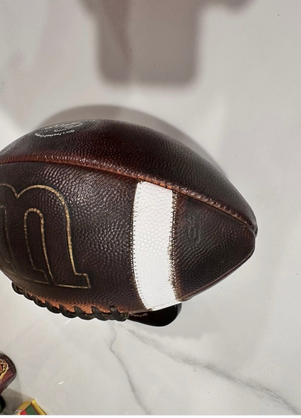 New!! Game Prepped & Tacked Wilson GST Football (Gio’s football Co Logo)