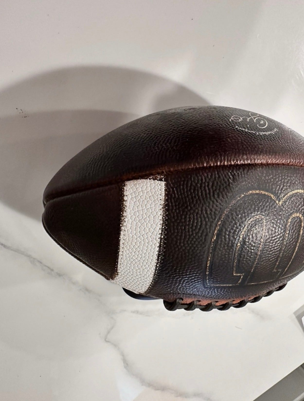 New!! Game Prepped & Tacked Wilson GST Football (Gio’s football Co Logo)
